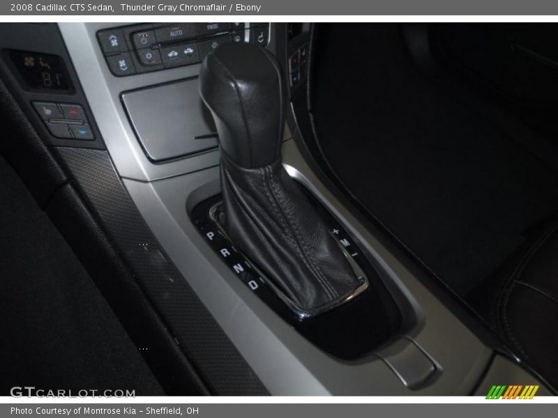Thunder Gray Chromaflair / Ebony 2008 Cadillac CTS Sedan