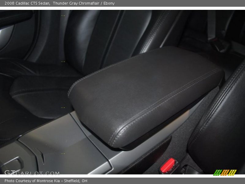Thunder Gray Chromaflair / Ebony 2008 Cadillac CTS Sedan