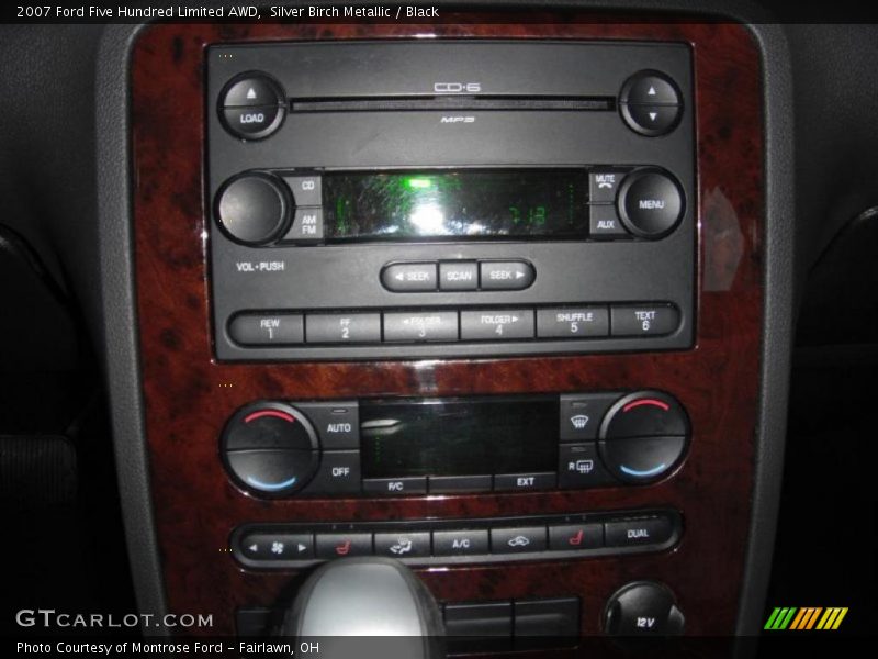 Controls of 2007 Five Hundred Limited AWD