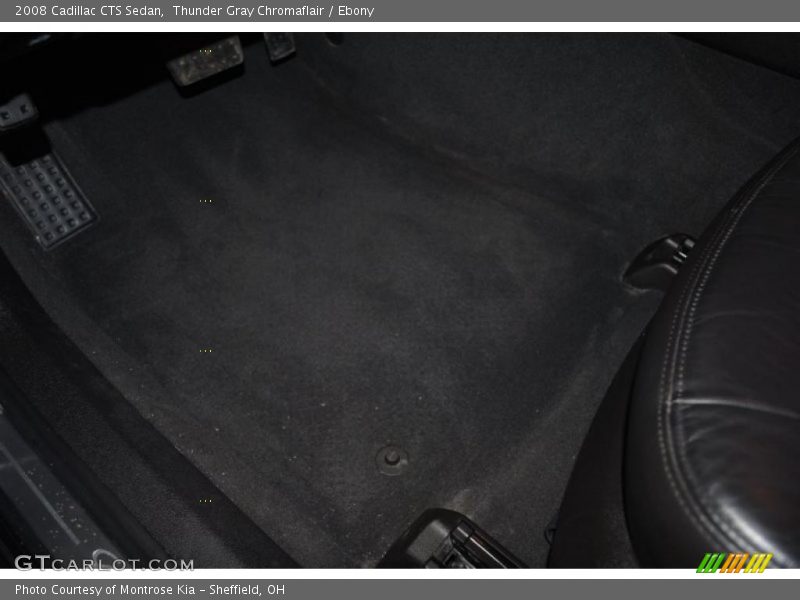 Thunder Gray Chromaflair / Ebony 2008 Cadillac CTS Sedan