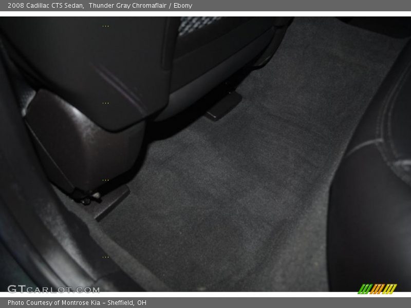 Thunder Gray Chromaflair / Ebony 2008 Cadillac CTS Sedan
