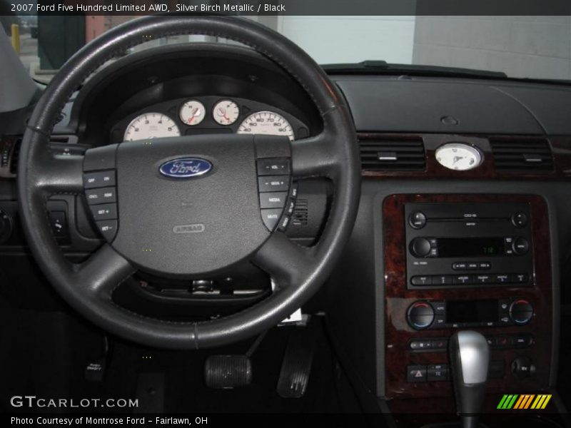 Silver Birch Metallic / Black 2007 Ford Five Hundred Limited AWD