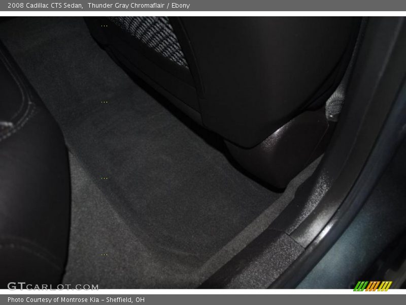 Thunder Gray Chromaflair / Ebony 2008 Cadillac CTS Sedan