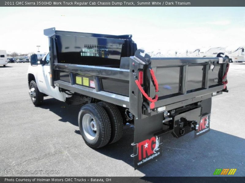  2011 Sierra 3500HD Work Truck Regular Cab Chassis Dump Truck Summit White