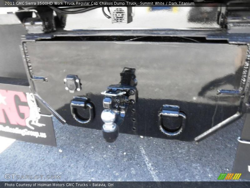 Summit White / Dark Titanium 2011 GMC Sierra 3500HD Work Truck Regular Cab Chassis Dump Truck