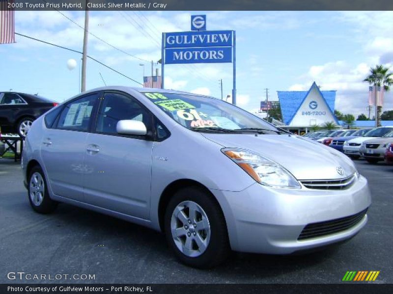 Classic Silver Metallic / Gray 2008 Toyota Prius Hybrid