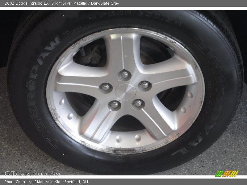 Bright Silver Metallic / Dark Slate Gray 2002 Dodge Intrepid ES