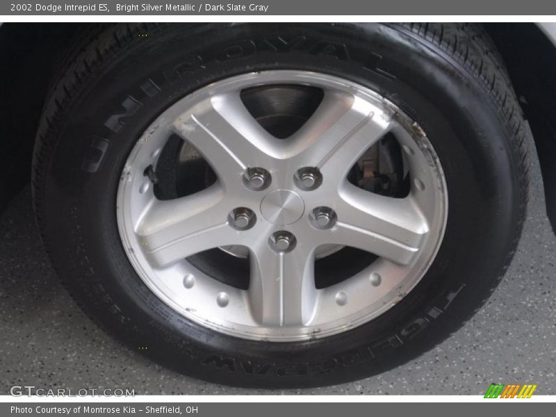 Bright Silver Metallic / Dark Slate Gray 2002 Dodge Intrepid ES