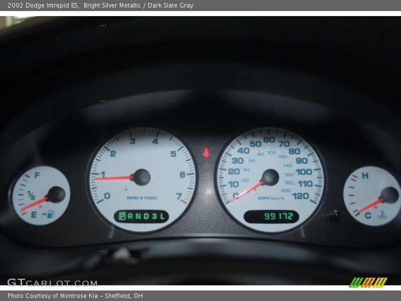 Bright Silver Metallic / Dark Slate Gray 2002 Dodge Intrepid ES