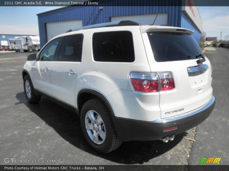 White Diamond Tintcoat / Ebony 2011 GMC Acadia SLE