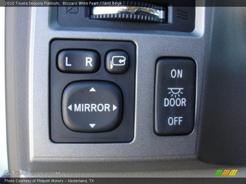 Controls of 2010 Sequoia Platinum
