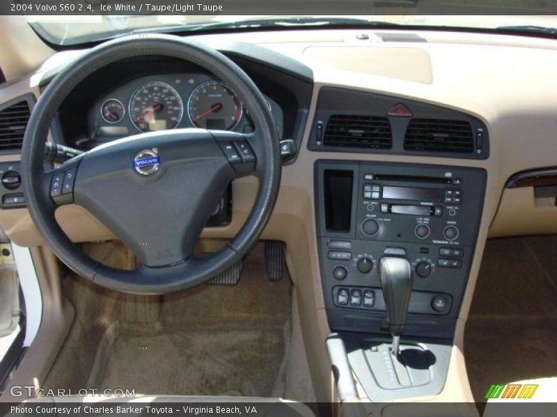 Ice White / Taupe/Light Taupe 2004 Volvo S60 2.4