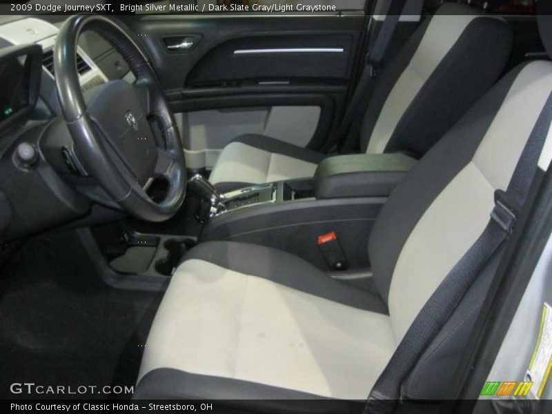 Bright Silver Metallic / Dark Slate Gray/Light Graystone 2009 Dodge Journey SXT