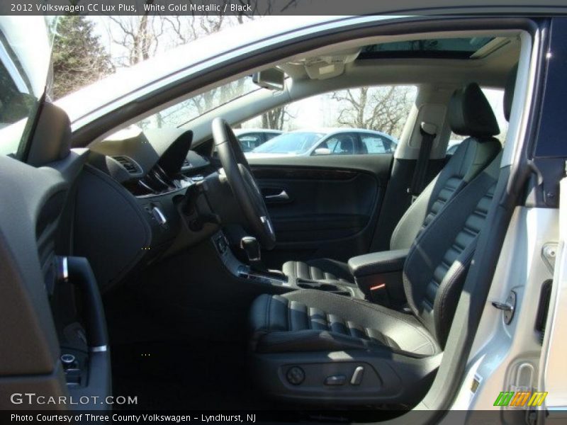 White Gold Metallic / Black 2012 Volkswagen CC Lux Plus
