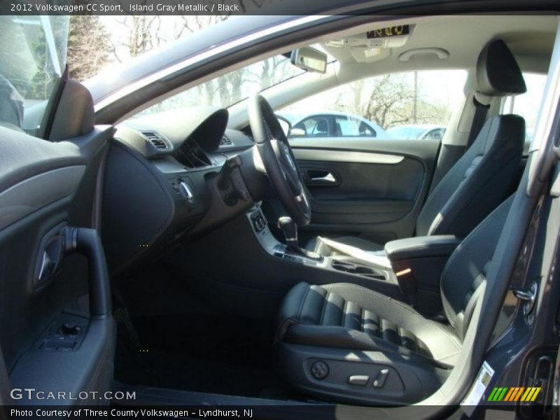 Island Gray Metallic / Black 2012 Volkswagen CC Sport