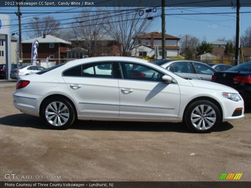 Candy White / Black 2012 Volkswagen CC Sport