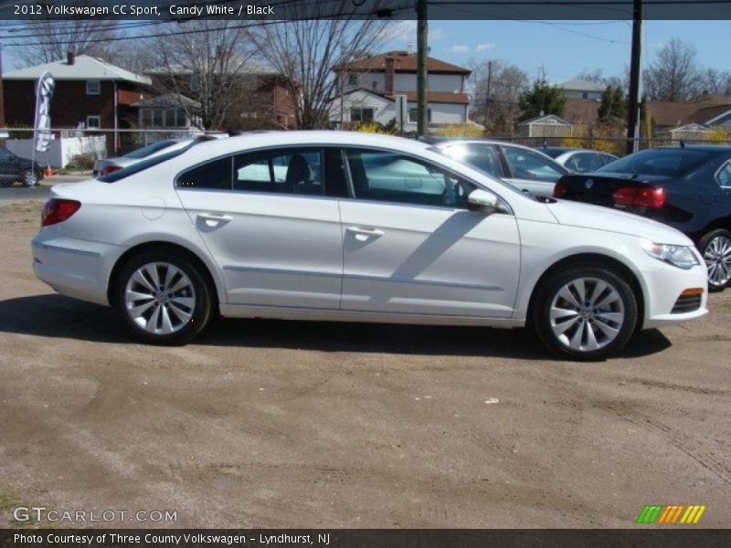 Candy White / Black 2012 Volkswagen CC Sport