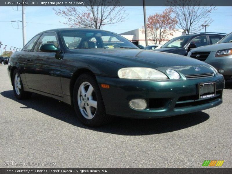 Imperial Jade Mica / Ivory 1999 Lexus SC 300