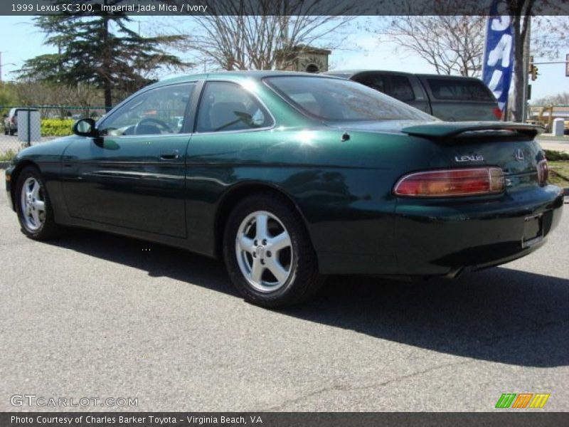 Imperial Jade Mica / Ivory 1999 Lexus SC 300