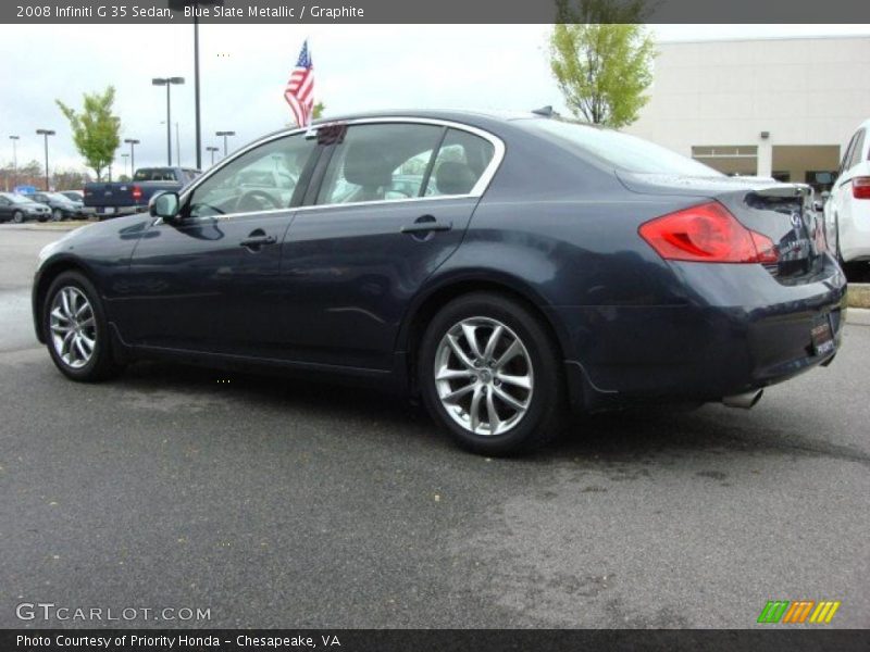 Blue Slate Metallic / Graphite 2008 Infiniti G 35 Sedan