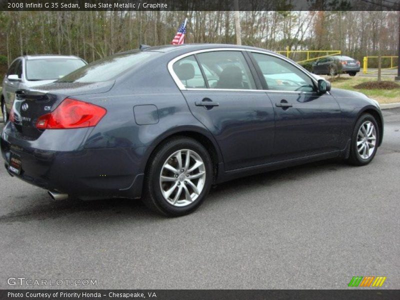 Blue Slate Metallic / Graphite 2008 Infiniti G 35 Sedan