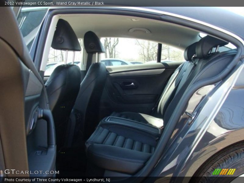 Island Gray Metallic / Black 2012 Volkswagen CC Sport