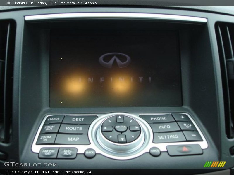 Blue Slate Metallic / Graphite 2008 Infiniti G 35 Sedan