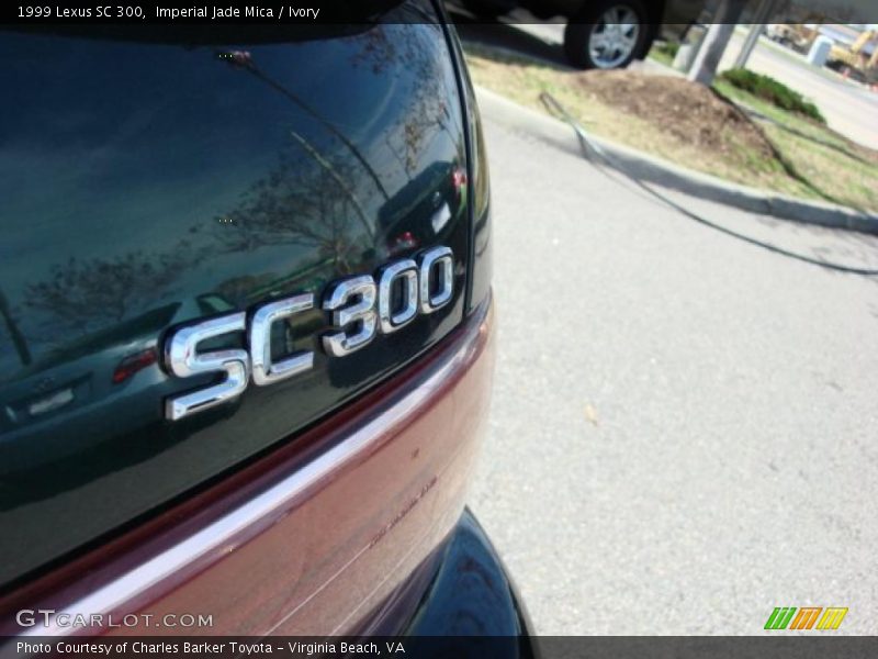 Imperial Jade Mica / Ivory 1999 Lexus SC 300