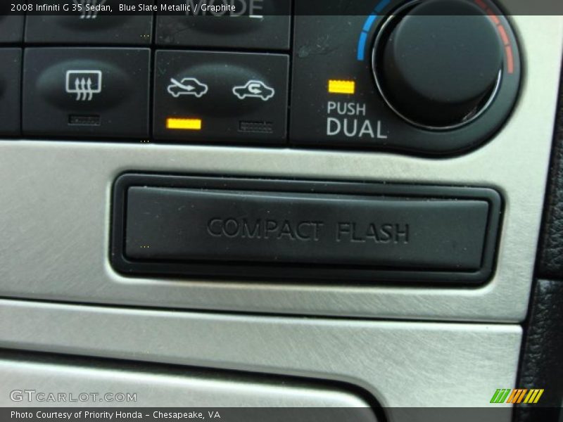 Blue Slate Metallic / Graphite 2008 Infiniti G 35 Sedan