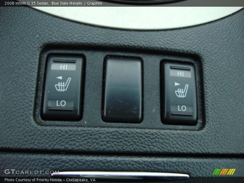 Blue Slate Metallic / Graphite 2008 Infiniti G 35 Sedan