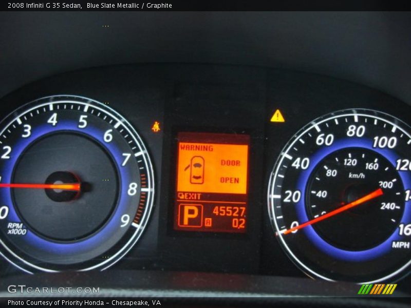 Blue Slate Metallic / Graphite 2008 Infiniti G 35 Sedan