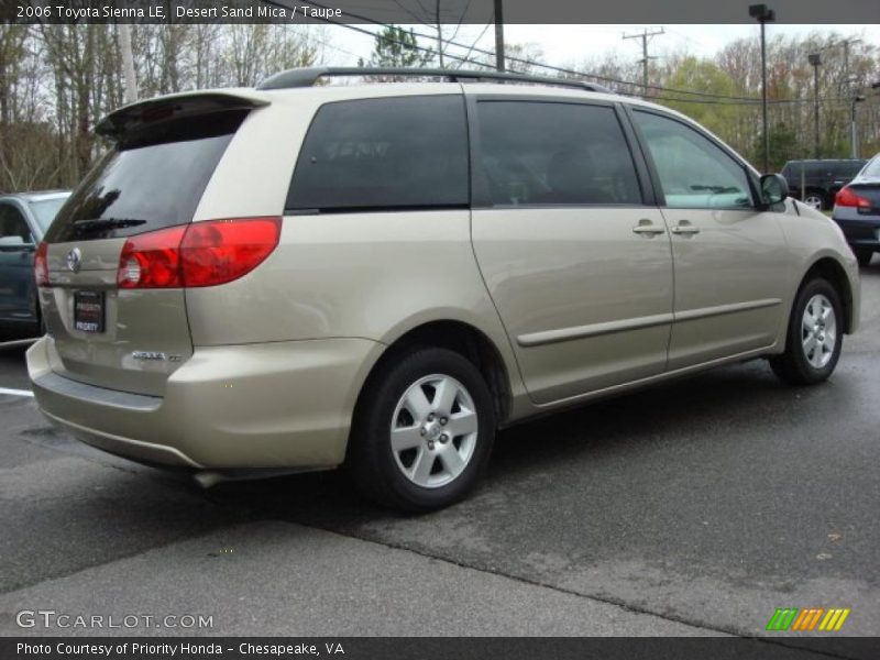 Desert Sand Mica / Taupe 2006 Toyota Sienna LE