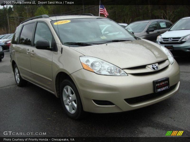 Desert Sand Mica / Taupe 2006 Toyota Sienna LE