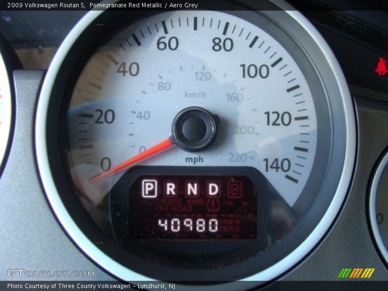 Pomegranate Red Metallic / Aero Grey 2009 Volkswagen Routan S