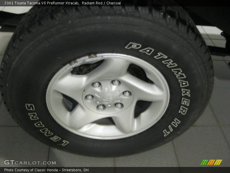 Radiant Red / Charcoal 2001 Toyota Tacoma V6 PreRunner Xtracab
