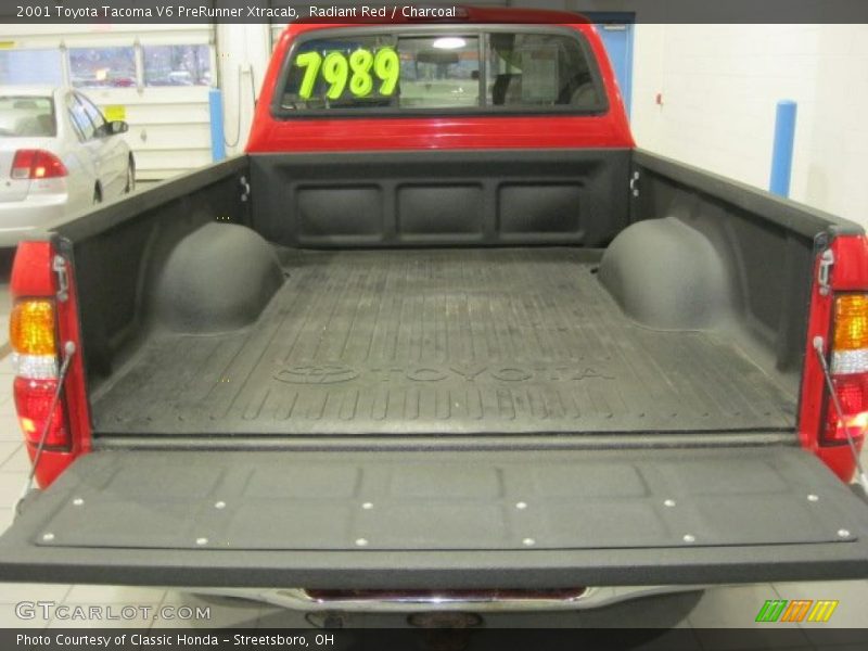 Radiant Red / Charcoal 2001 Toyota Tacoma V6 PreRunner Xtracab