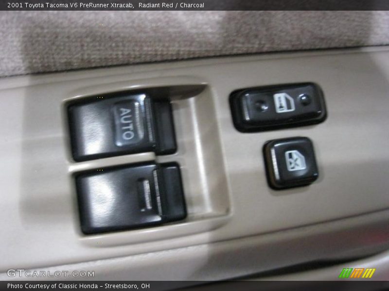 Radiant Red / Charcoal 2001 Toyota Tacoma V6 PreRunner Xtracab