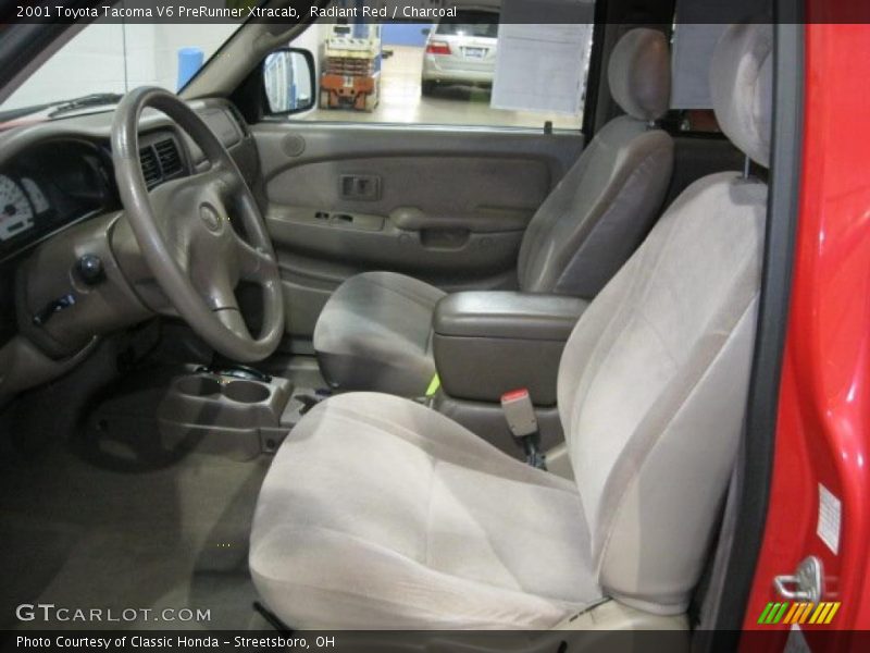 Radiant Red / Charcoal 2001 Toyota Tacoma V6 PreRunner Xtracab