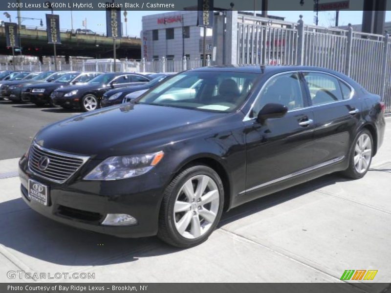 Obsidian Black / Cashmere 2008 Lexus LS 600h L Hybrid