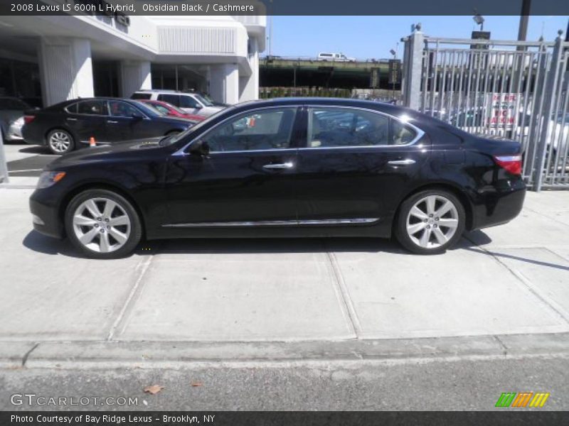 Obsidian Black / Cashmere 2008 Lexus LS 600h L Hybrid