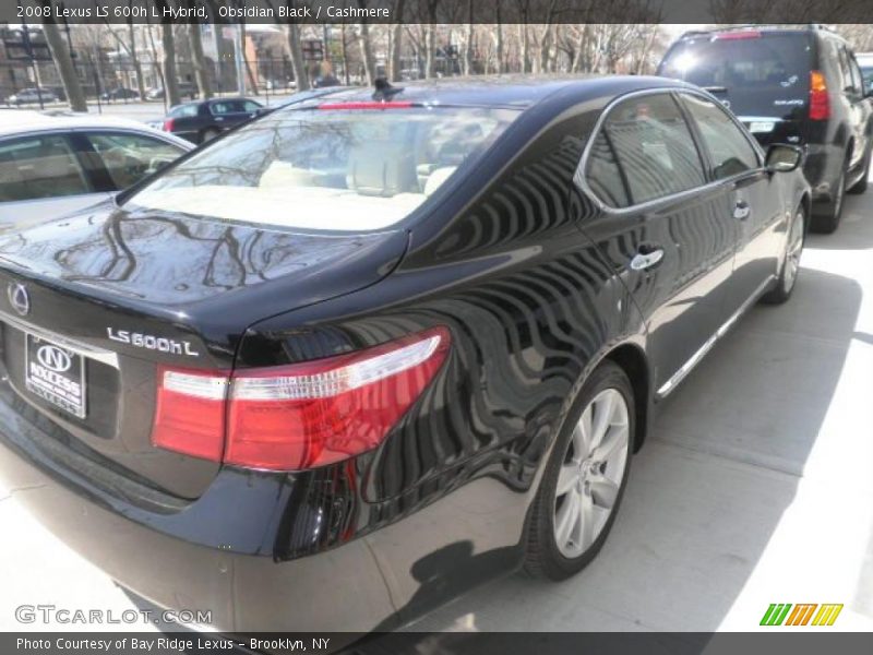 Obsidian Black / Cashmere 2008 Lexus LS 600h L Hybrid