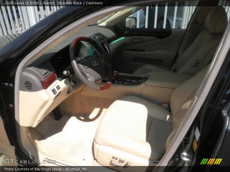 Obsidian Black / Cashmere 2008 Lexus LS 600h L Hybrid