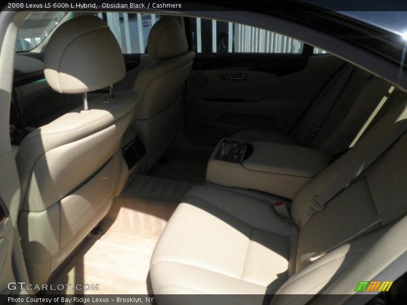 Obsidian Black / Cashmere 2008 Lexus LS 600h L Hybrid
