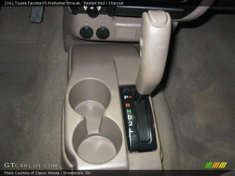 Radiant Red / Charcoal 2001 Toyota Tacoma V6 PreRunner Xtracab