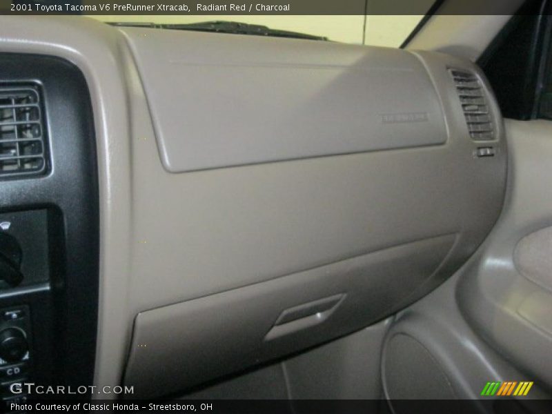 Radiant Red / Charcoal 2001 Toyota Tacoma V6 PreRunner Xtracab