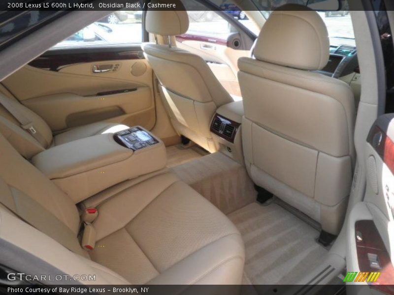 Obsidian Black / Cashmere 2008 Lexus LS 600h L Hybrid