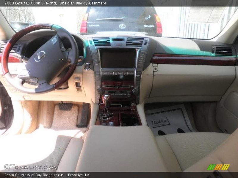 Obsidian Black / Cashmere 2008 Lexus LS 600h L Hybrid