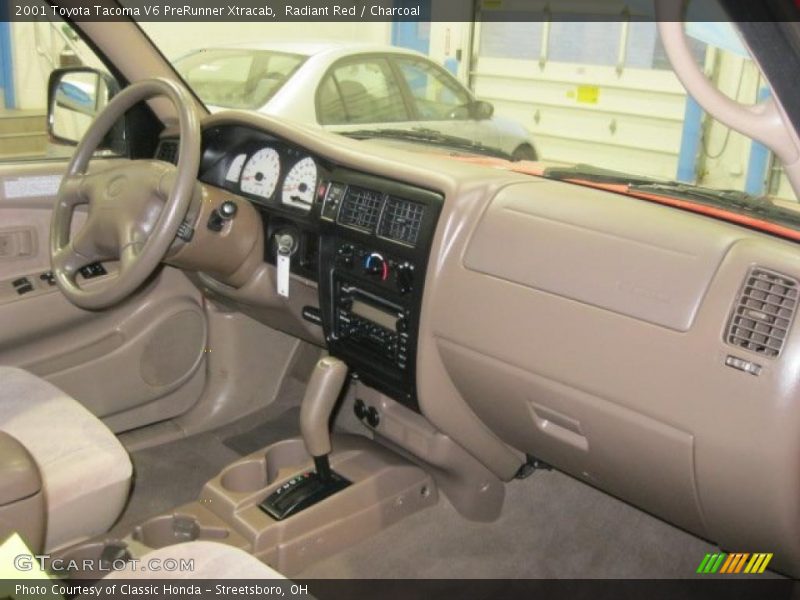 Radiant Red / Charcoal 2001 Toyota Tacoma V6 PreRunner Xtracab