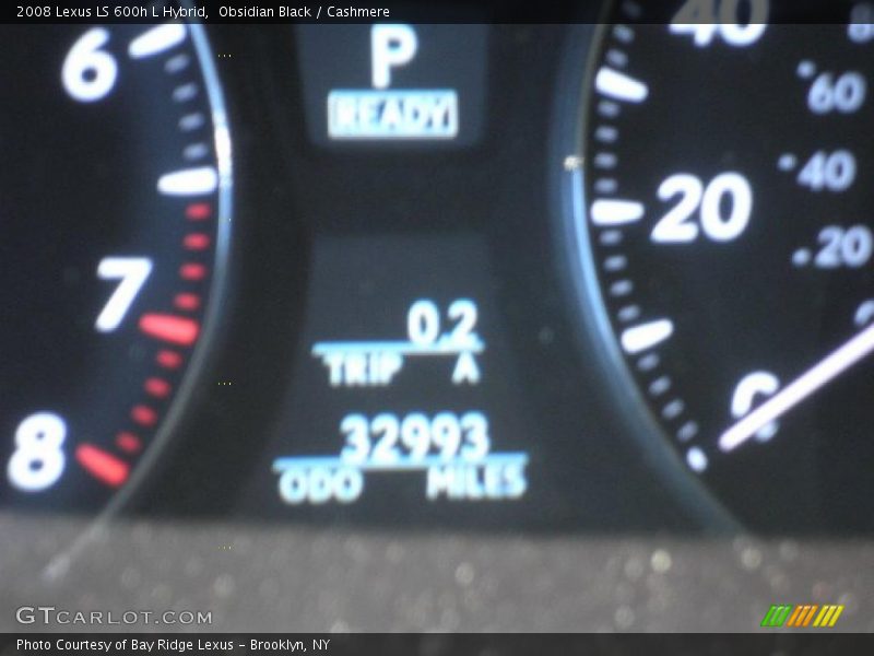 Obsidian Black / Cashmere 2008 Lexus LS 600h L Hybrid