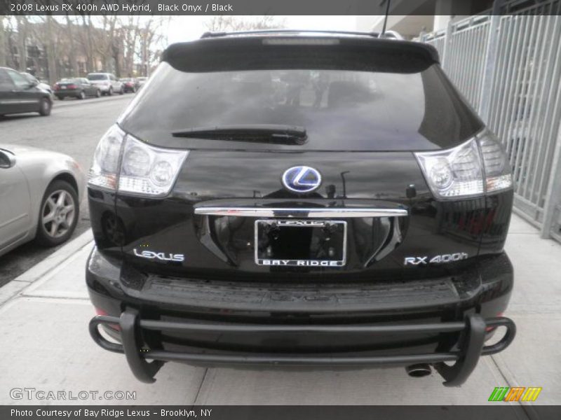 Black Onyx / Black 2008 Lexus RX 400h AWD Hybrid